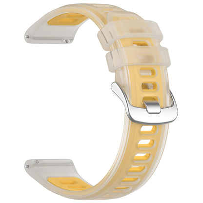 Curea Techsuit W084 pentru Samsung Galaxy Watch / Huawei Watch Series, 20mm, Galbena