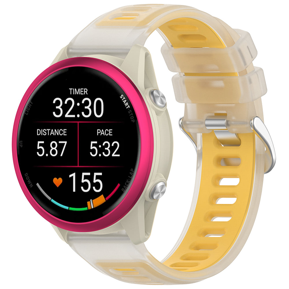 Curea Techsuit W084 pentru Samsung Galaxy Watch / Huawei Watch Series, 20mm, Galbena