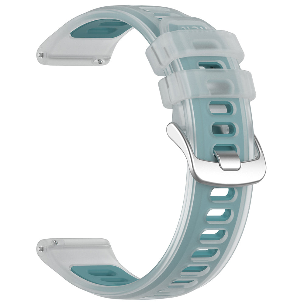 Curea Techsuit W084 pentru Samsung Galaxy Watch / Huawei Watch Series, 22mm, Turcoaz