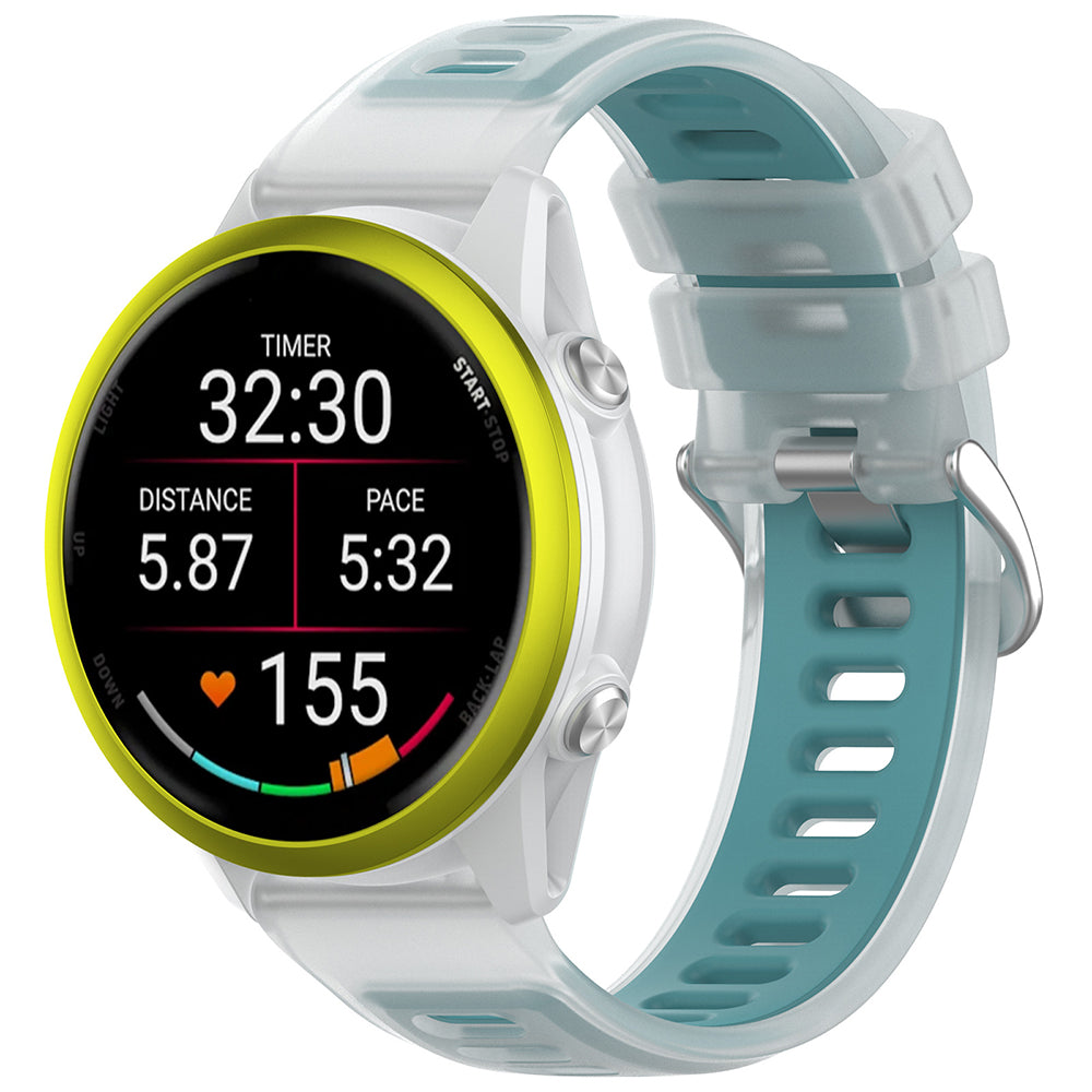 Curea Techsuit W084 pentru Samsung Galaxy Watch / Huawei Watch Series, 22mm, Turcoaz