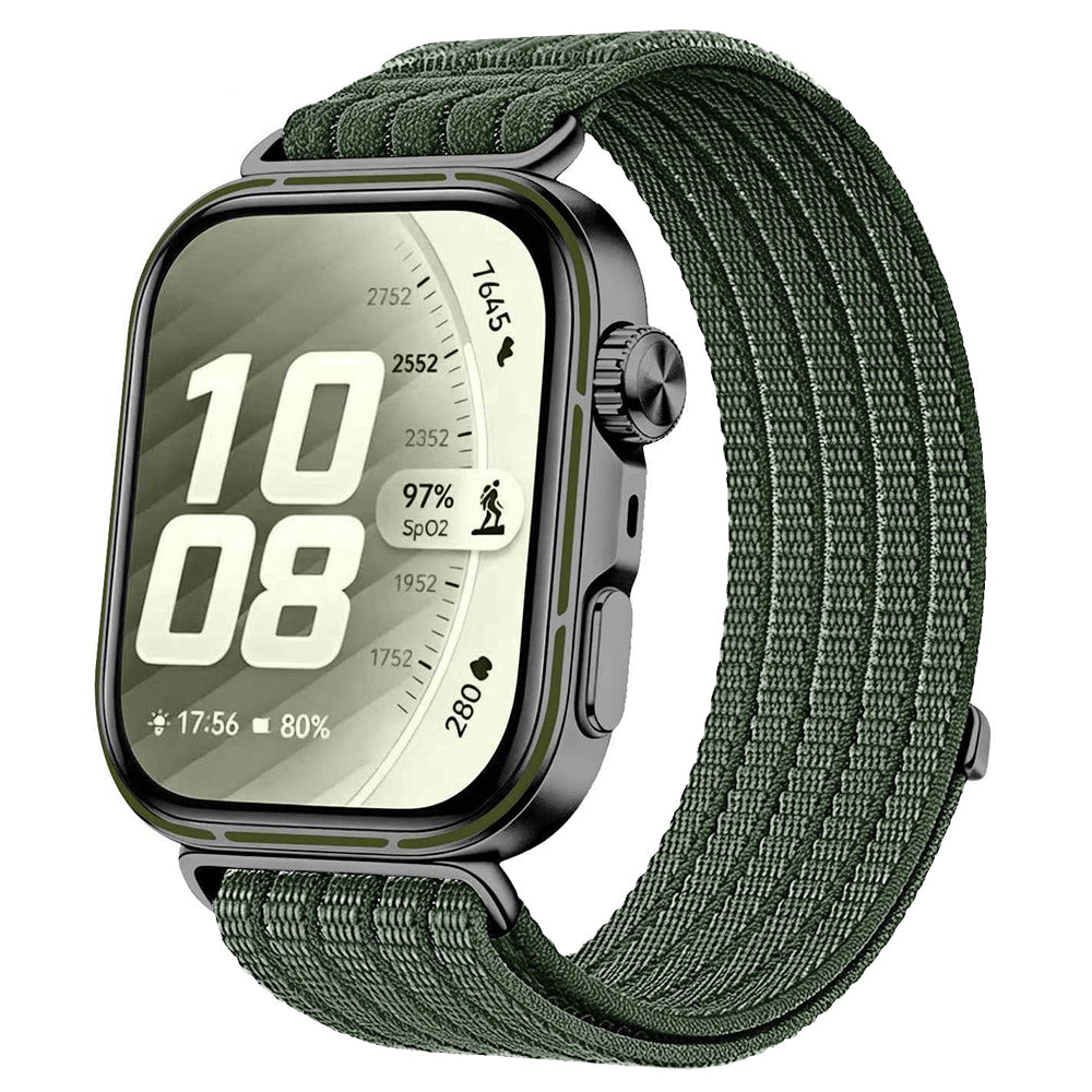 Curea Techsuit W085 pentru Huawei Watch Fit 5, Verde Inchis
