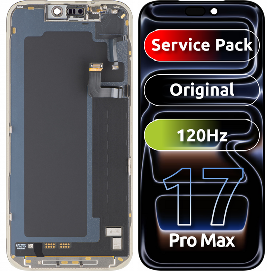Display cu Touchscreen Apple iPhone 17 Pro Max, cu Rama, Negru, Service Pack 661-56050