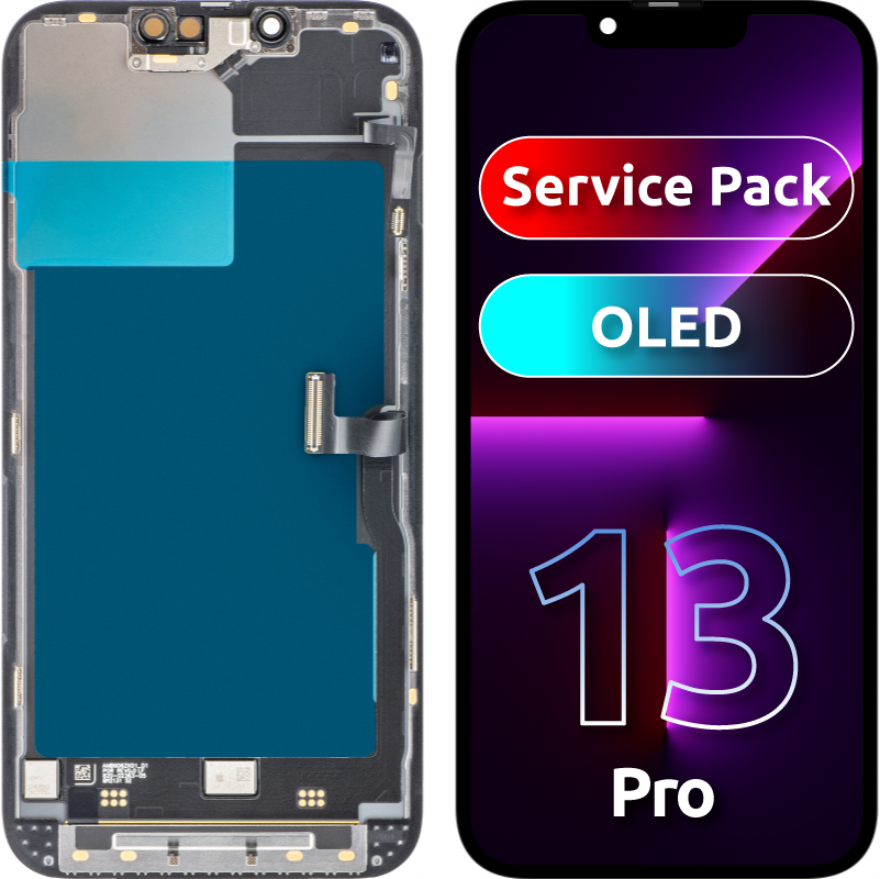 Display cu Touchscreen Apple iPhone 13 Pro, cu Rama, Negru, Service Pack 661-21993