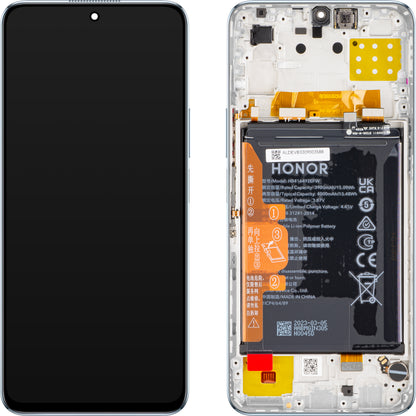 Display cu Touchscreen Honor X8 4G, cu Rama si Acumulator, Argintiu (Titanium Silver), Service Pack 0235ACDS