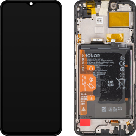 Display cu Touchscreen Honor X5, cu Rama, Albastru (Ocean Blue), Service Pack 0235AENL