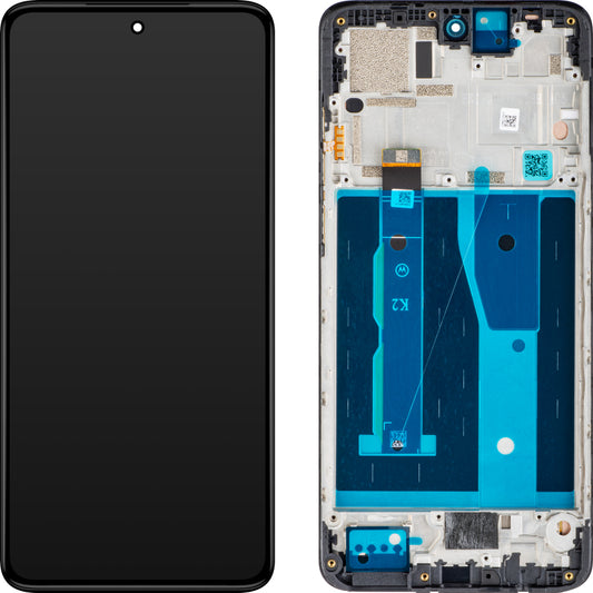 Display cu Touchscreen Motorola Moto G84, cu Rama, Negru, Swap 5D68C23231