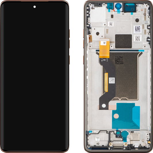 Display cu Touchscreen Motorola Edge 60 Fusion, cu Rama, Maro (Mocha Mousse), Service Pack 5D68C30578