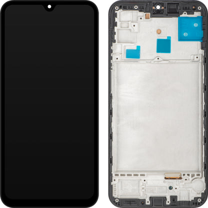 Display cu Touchscreen MP compatibil cu Samsung Galaxy M15, cu Rama, Negru