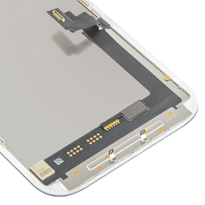 Display cu Touchscreen MP compatibil cu Apple iPhone 17, cu Rama, Versiune Soft OLED FHD 120Hz IC Movable, Negru