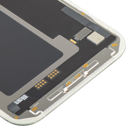 Display cu Touchscreen MP compatibil cu Apple iPhone 17 Pro Max, cu Rama, Versiune Soft OLED FHD IC Movable, Negru