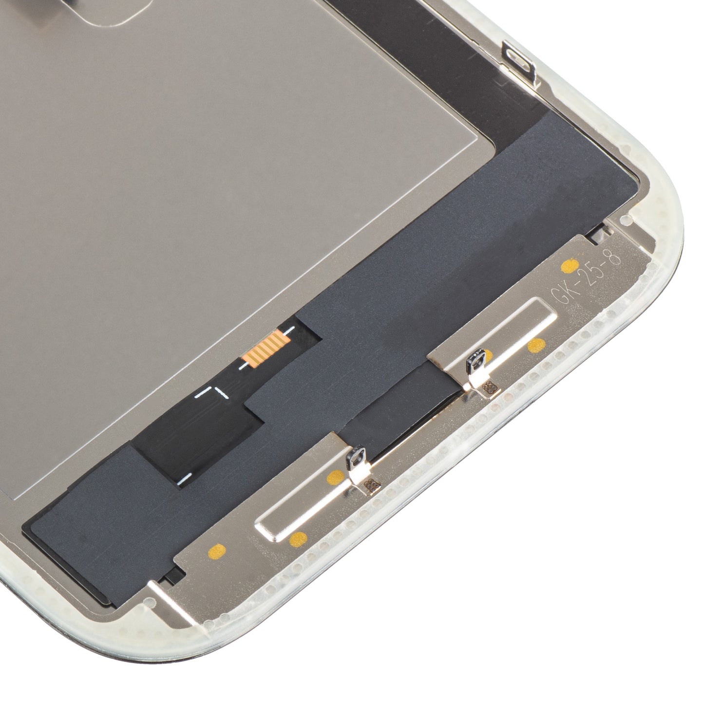 Display cu Touchscreen MP compatibil cu Apple iPhone 16 Pro, cu Rama, Versiune OLED FHD IC Movable, Negru