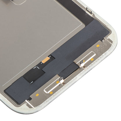 Display cu Touchscreen MP compatibil cu Apple iPhone 16 Pro, cu Rama, Versiune OLED FHD IC Movable, Negru