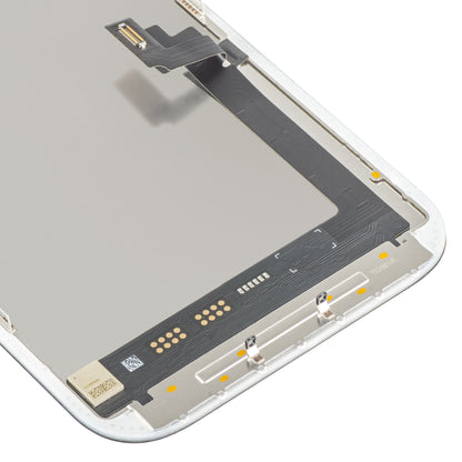 Display cu Touchscreen MP compatibil cu Apple iPhone 17, cu Rama, Versiune Soft OLED FHD 120Hz IC Movable, Negru