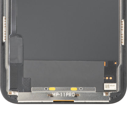 Display cu Touchscreen MP compatibil cu Apple iPhone 11 Pro, cu Rama, Versiune OLED FHD IC Movable, Negru