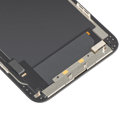 Display cu Touchscreen MP compatibil cu Apple iPhone 11 Pro Max, cu Rama, Versiune OLED FHD IC Movable, Negru, Resigilat
