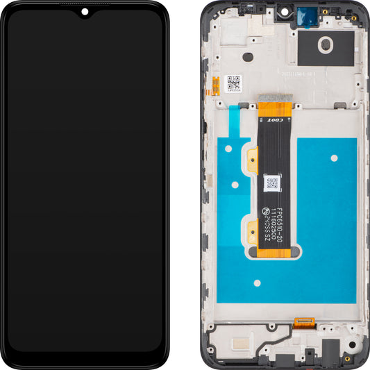 Display cu Touchscreen Nokia G22, cu Rama, Negru, Service Pack 70101326H001