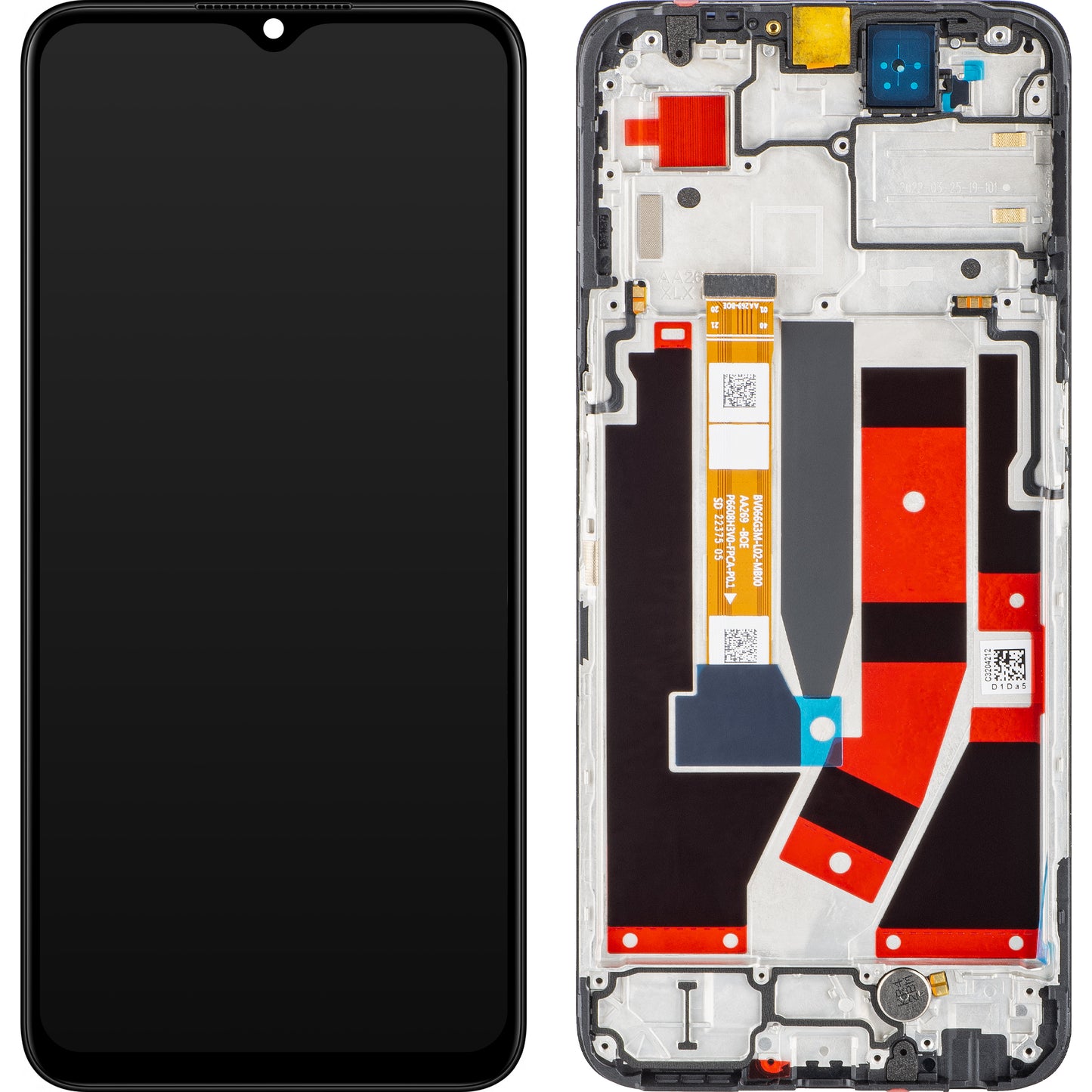 Display cu Touchscreen Oppo A77 5G, cu Rama, Negru, Resigilat 4130192
