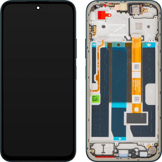Display cu Touchscreen Oppo A6, cu Rama, Albastru (Sapphire Blue), Service Pack 621029000758