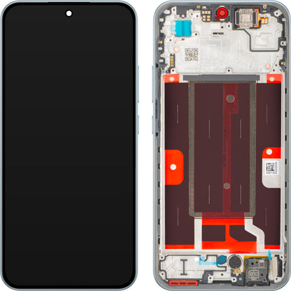 Display cu Touchscreen Oppo A6 Pro 5G, cu Rama, Gri (Lunar Titanium), Service Pack 621029000655