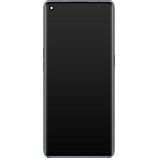 Display cu Touchscreen Oppo Reno6 Pro 5G (Snapdragon) / Reno6 Pro+ 5G, cu Rama, Gri (Lunar Grey), Service Pack 4907528