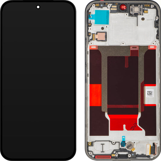 Display cu Touchscreen Realme 16 Pro, cu Rama, Negru, Service Pack 621029000809