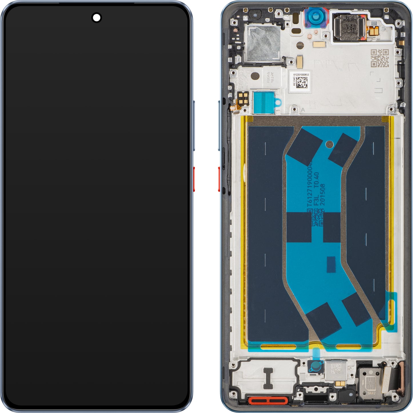 Display cu Touchscreen Realme GT 7, cu Rama, Albastru (IceSense Blue), Swap 621029000570