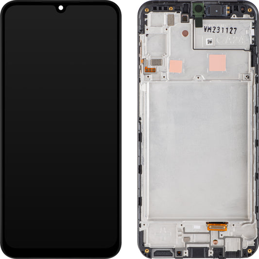 Display cu Touchscreen Samsung Galaxy A24 4G A245, cu Rama, Negru, Swap GH82-31240A