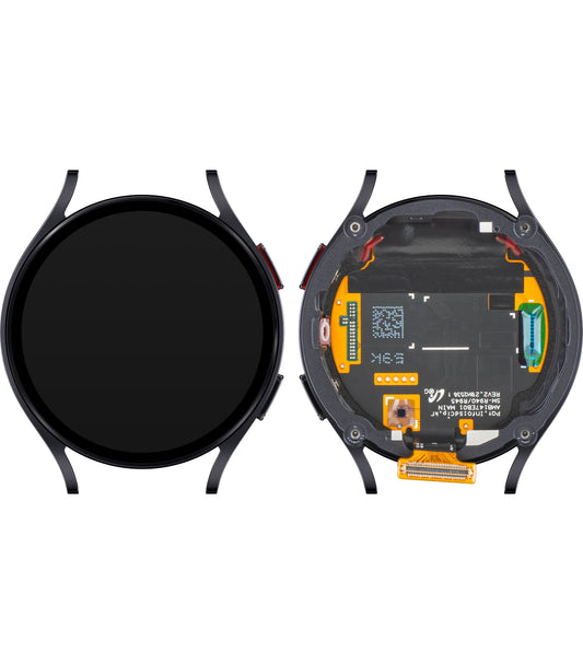 Display cu Touchscreen Samsung Galaxy Watch6 44mm, cu Rama, Versiune BT, Gri, Service Pack GH97-28837A