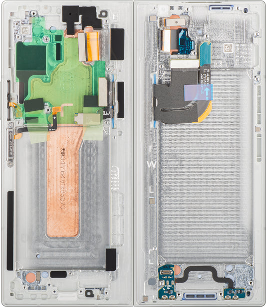 Display cu Touchscreen Samsung Galaxy Z Fold6 F956, cu Rama, Sub Inner, Alb, Service Pack GH82-35042E