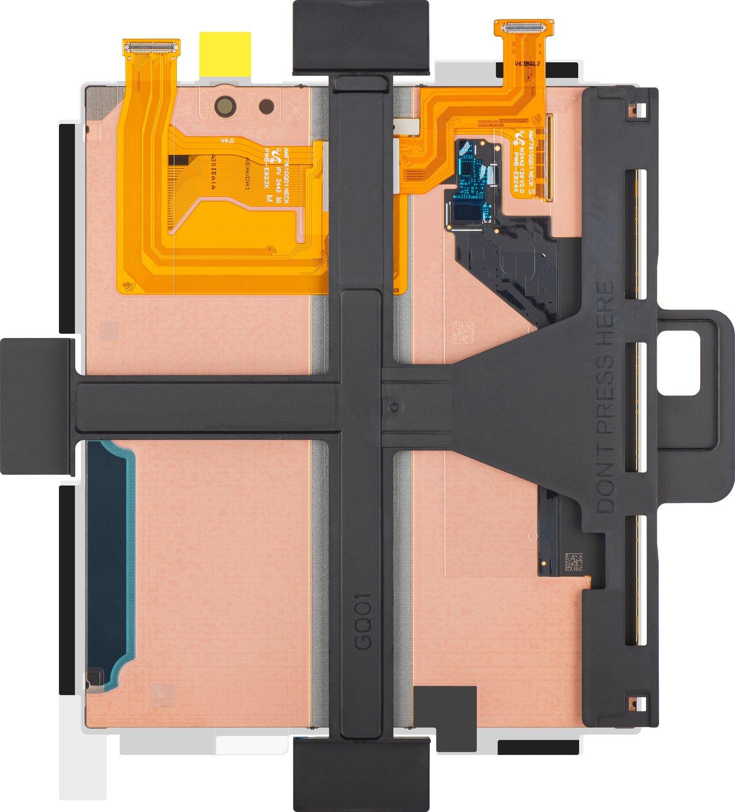 Display cu Touchscreen Samsung Galaxy Z Fold6 F956, Sub Inner, Service Pack GH82-35046A