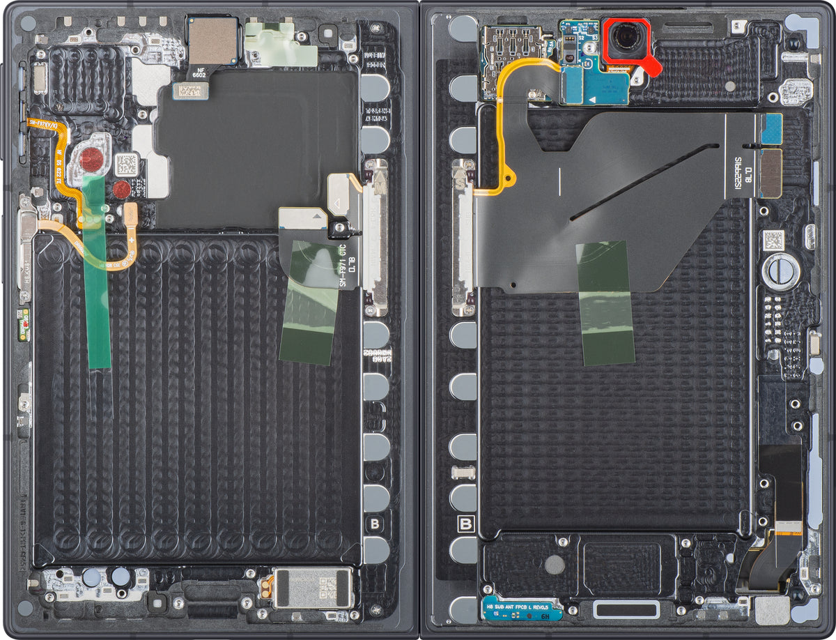 Display cu Touchscreen Samsung Galaxy Z Fold8 F971, cu Rama, Sub Inner, Negru (Graphite), Service Pack GH82-39869A
