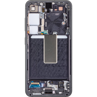 Display cu Touchscreen Samsung Galaxy S23 S911, cu Rama, Negru (Phantom Black), Service Pack GH82-30480A