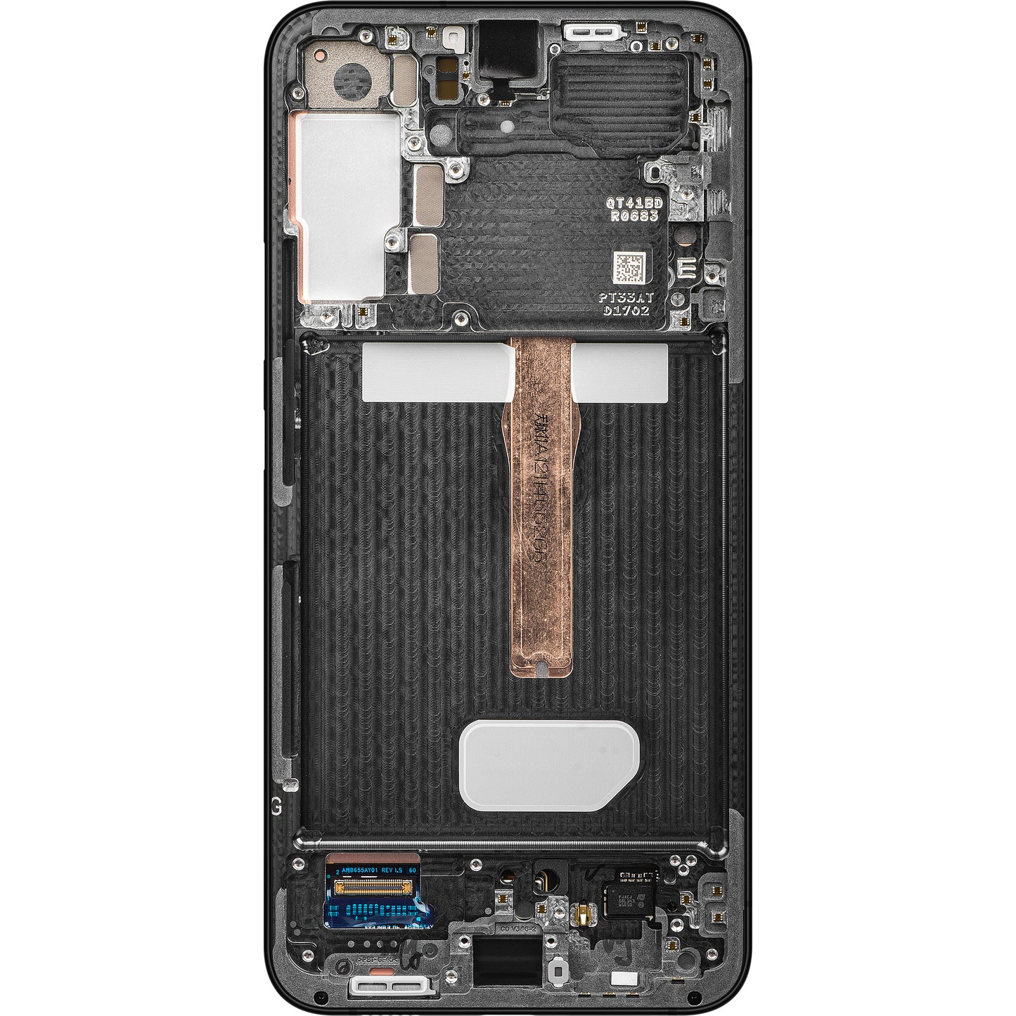 Display cu Touchscreen Samsung Galaxy S22+ 5G S906, cu Rama, Gri, Service Pack GH82-27500E