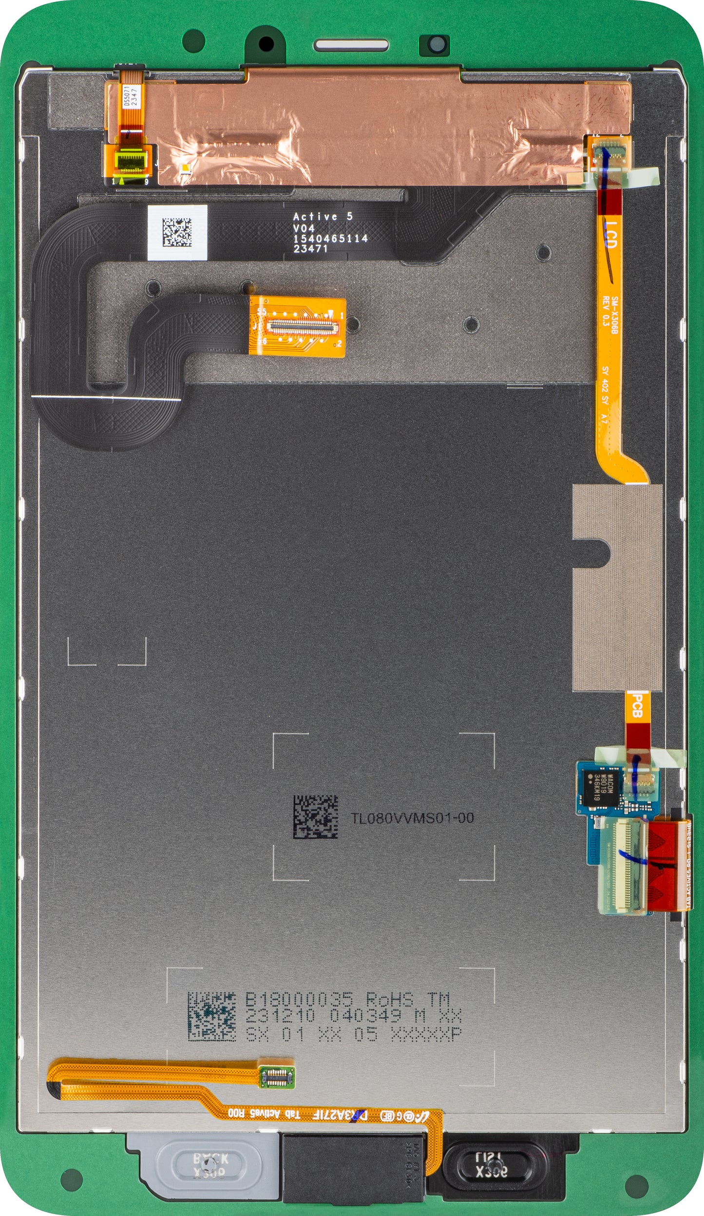 Display cu Touchscreen Samsung Galaxy Tab Active5, Service Pack GH82-33847A