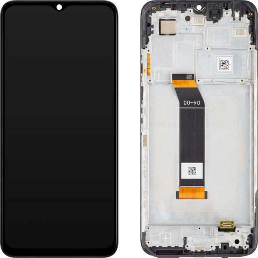 Display cu Touchscreen Xiaomi Poco M5 / M4 5G / Redmi 10 5G, cu Rama, Negru, Service Pack 560005L19P00
