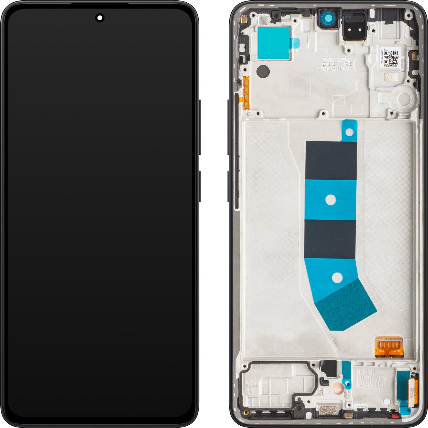 Display cu Touchscreen Xiaomi Redmi Note 13 4G, cu Rama, Negru (Midnight Black), Service Pack 56000400N700