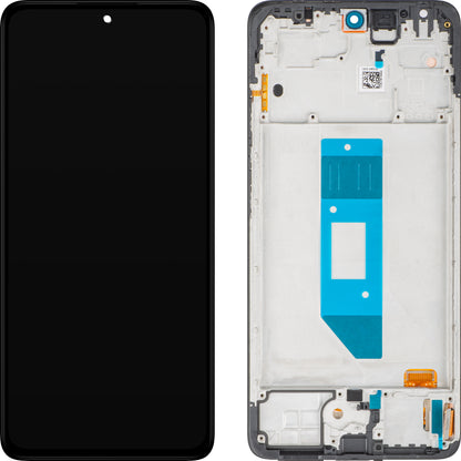Display cu Touchscreen Xiaomi Redmi Note 14 4G, cu Rama, Negru, Versiune Globala, Service Pack 560001000O700