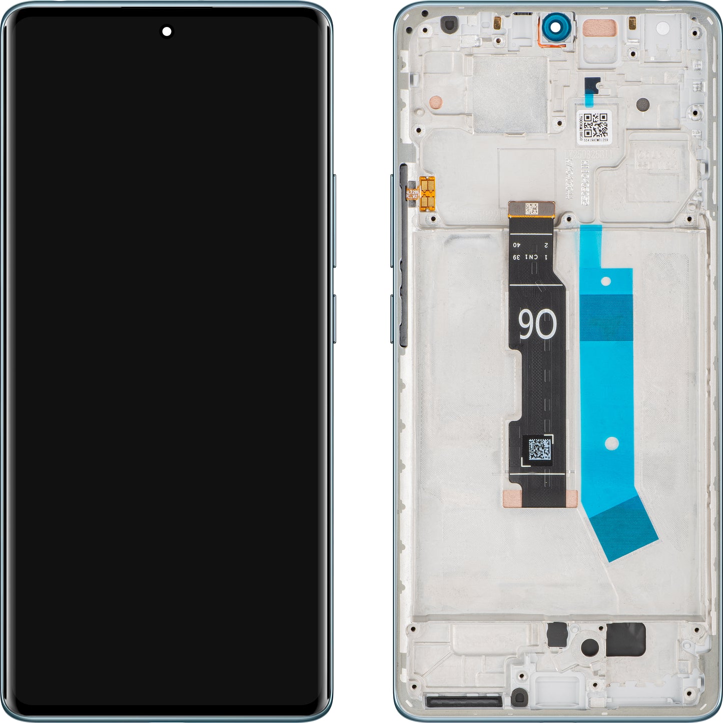 Display cu Touchscreen Xiaomi Redmi Note 14 Pro 4G, cu Rama, Albastru (Ocean Blue), Resigilat 560001000O600