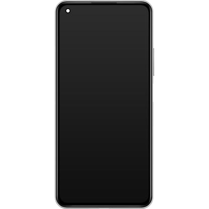 Display cu Touchscreen Xiaomi 11 Lite 5G NE, cu Rama, Alb (Snowflake White), Service Pack 5600040K9D00