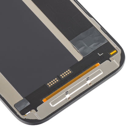 Display cu Touchscreen ZY pentru Apple iPhone 17 Pro, cu Rama, Versiune LCD In-Cell IC Movable, Negru
