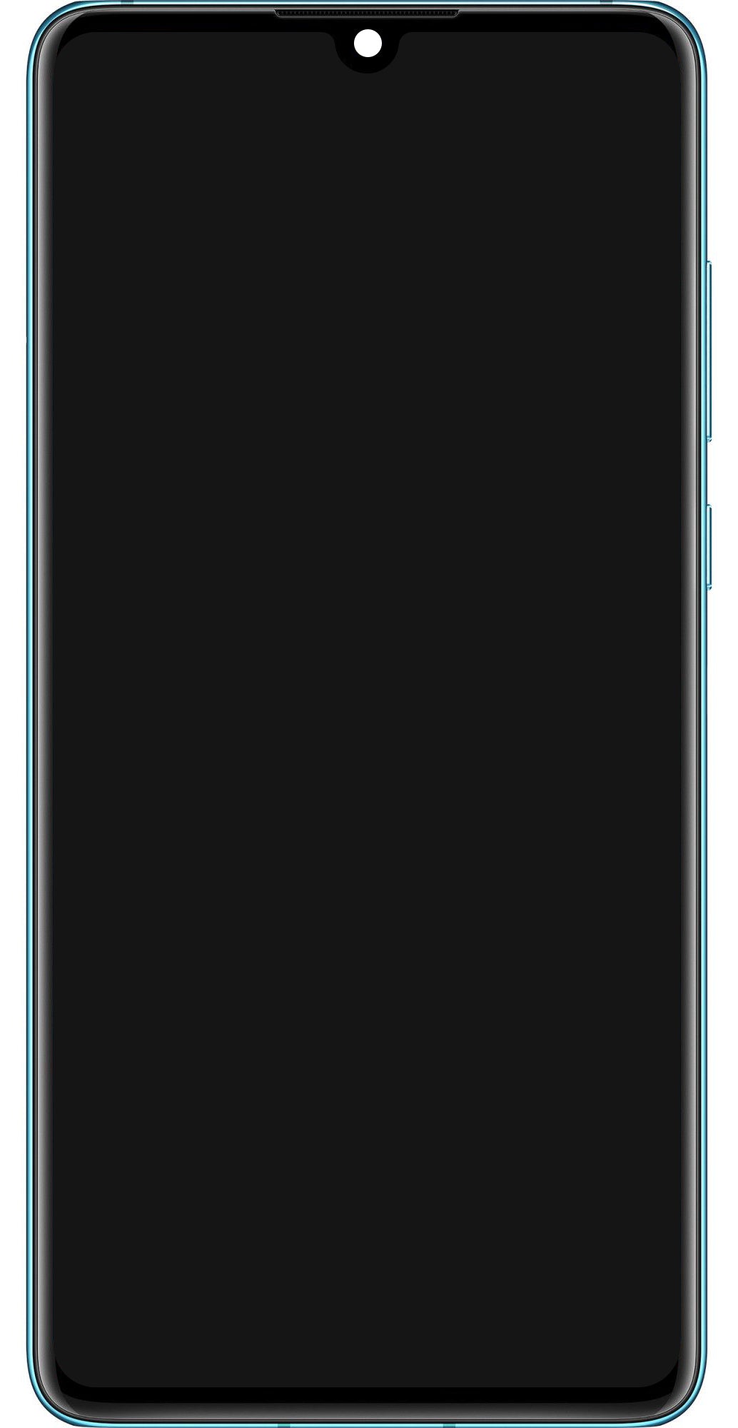 Display cu Touchscreen Huawei P30, cu Rama si Acumulator, Albastru (Aurora Blue), Service Pack 02354HRH