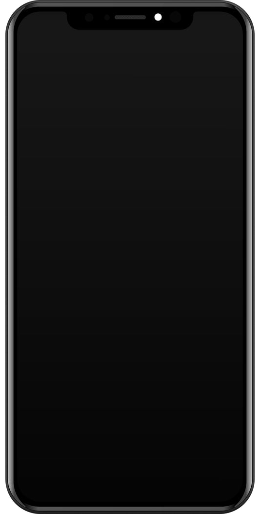 Display cu Touchscreen JK pentru Apple iPhone 11 Pro, cu Rama, Versiune LCD In-Cell, Negru