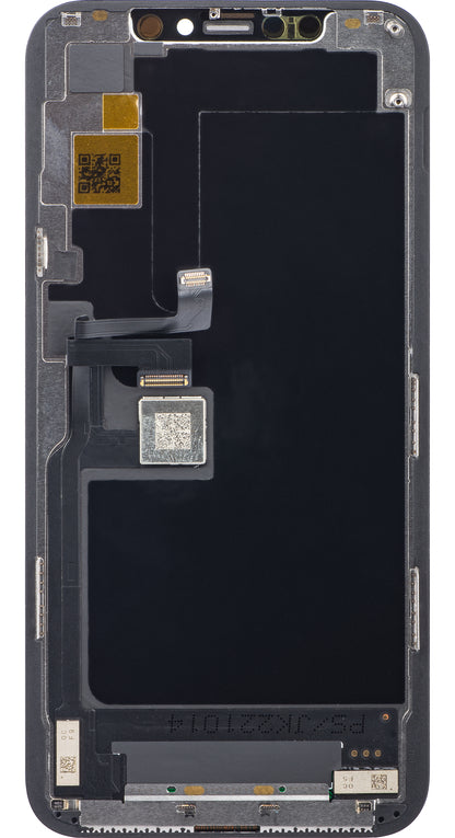Display cu Touchscreen JK pentru Apple iPhone 11 Pro, cu Rama, Versiune LCD In-Cell, Negru