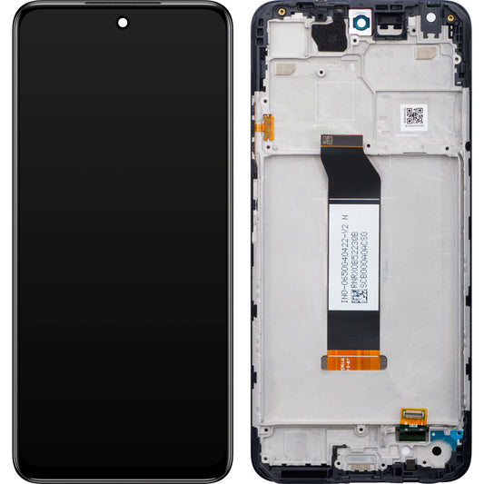 Display cu Touchscreen Xiaomi Redmi Note 10 5G, cu Rama, Gri, Service Pack 5600020K1900