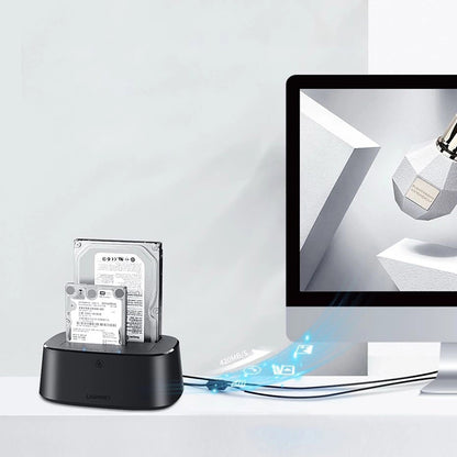 Docking Station UGREEN CM198 (50857) pentru HDD / SSD SATA 2.5inch / 3.5inch, Negru