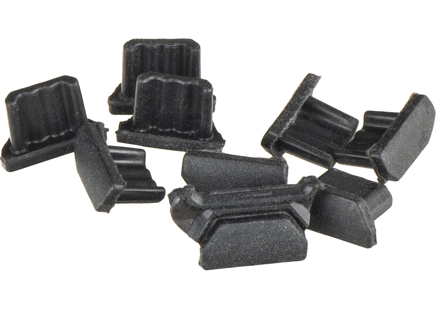 Dop Anti Praf Port Telefon OEM, microUSB, Set 10 bucati, Negru