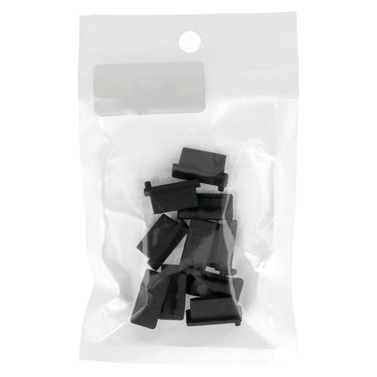 Dop Anti Praf Port Telefon OEM, USB-A, Set 10 bucati, Negru