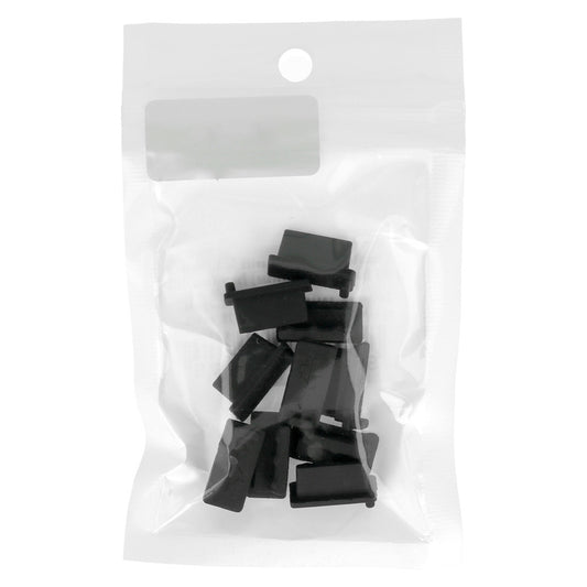 Dop Anti Praf Port Telefon OEM, USB-A, Set 10 bucati, Negru