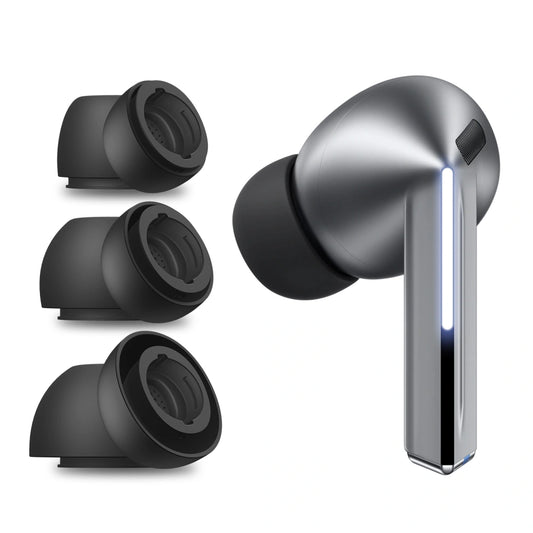 Dopuri Techsuit ET3 pentru Samsung Galaxy Buds3 Pro, Marime S / M / L, Albe