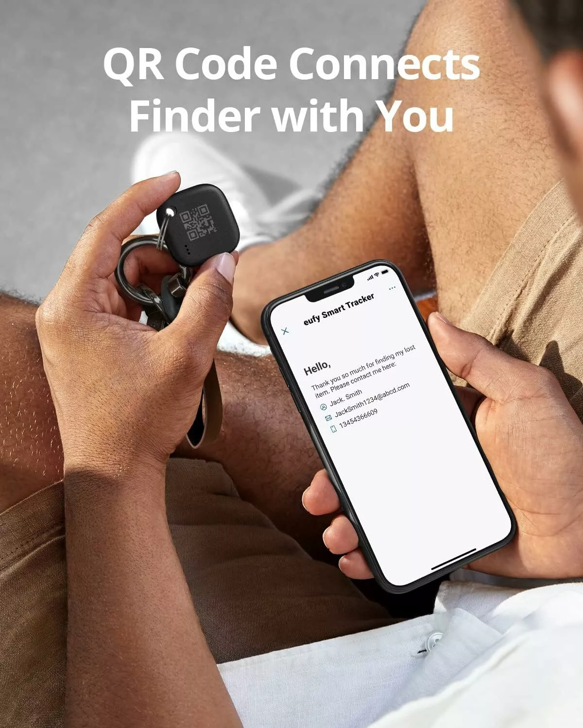 Eufy Security SmartTrack Link pentru iOS Series, Set 2 Bucati, Negru E87B0011